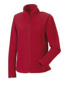 Russell 8700F - Chaqueta polar outdoor con cremallera completa para mujer Classic Red