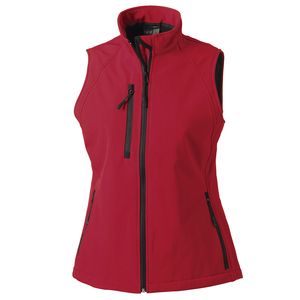 Russell J141F - Chaleco en softshell para mujer Classic Red