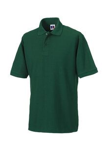 Russell J599M - Polo resistente al lavado a 60 ° C Bottle Green