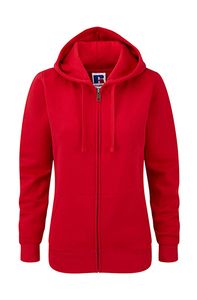 Russell R-266F-0 - Sudadera Authentic con Capucha y Cremallera para Mujer Classic Red