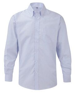Russell Collection R-932M-0 - Camiseta Oxford LS Oxford Blue