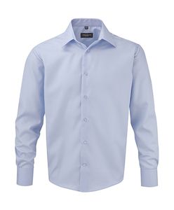 Russell Collection R-958M-0 - Camisa Ultimate Non-iron LS a la Medida Bright Sky