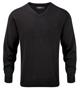 Russell Collection R-710M-0 - Jersey con Cuello en V Negro