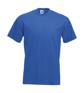 Fruit of the Loom 61-044-0 - Camiseta Super Premium 100% algodón para hombre Real Azul