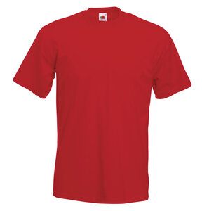 Fruit of the Loom 61-044-0 - Camiseta Super Premium 100% algodón para hombre Rojo