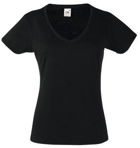 Fruit of the Loom 61-398-0 - Camiseta Para Dama Valueweight con Cuello en V