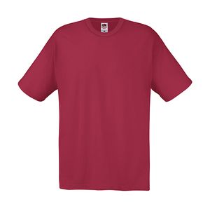 Fruit of the Loom 61-082-0 - Camiseta de Corte Completo Original Brick Red