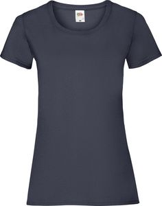 Fruit of the Loom 61-372-0 - Camiseta Lady-Fit 100 % algodón para mujer Deep Navy