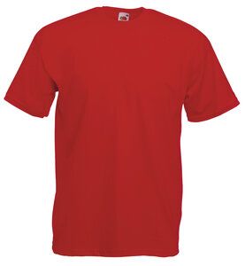 Fruit of the Loom 61-036-0 - Camiseta Value Weight Rojo