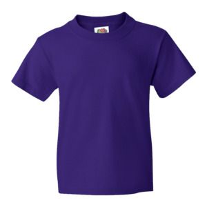 Fruit of the Loom 61-033-0 - Camiseta Algodon Niño Purple