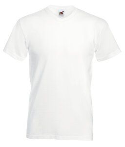 Fruit of the Loom 61-066-0 - Camiseta con Cuello en V Blanco