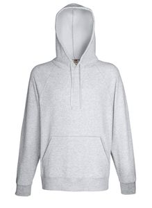 Fruit of the Loom 62-140-0 - Sudadera con capucha Lightweight Gris mezcla