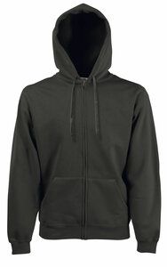 Fruit of the Loom 62-034-0 - Sudadera con Capucha y Cremallera Charcoal