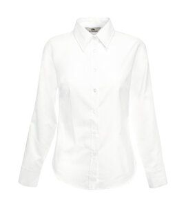 Fruit of the Loom 65-002-0 - Blusa Oxford LS Blanco