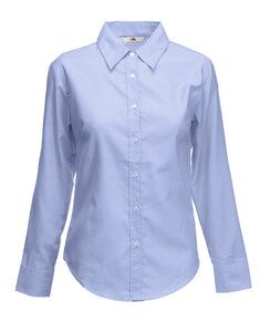 Fruit of the Loom 65-002-0 - Blusa Oxford LS Oxford Blue