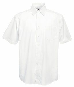 Fruit of the Loom 65-116-0 - Camisa de Popelina Blanco