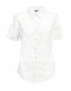 Fruit of the Loom 65-014-0 - Blusa de Popelina Blanco