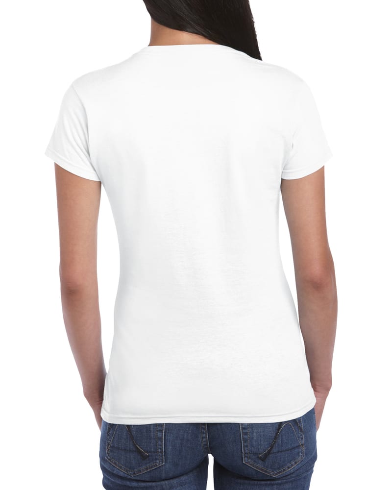 Gildan 64000L - Camiseta de manga corta RingSpun para mujer