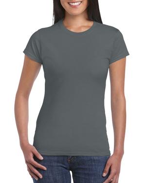 Gildan 64000L - Camiseta de manga corta RingSpun para mujer