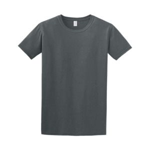 Gildan 64000 - Camiseta Hilada en Anillo  Charcoal