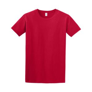 Gildan 64000 - Camiseta Hilada en Anillo  Cherry Red
