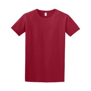 Gildan 64000 - Camiseta Hilada en Anillo  Antique Cherry Red