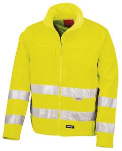 Result Safe-Guard R117X - Chaqueta de Soft Shell High-Viz Fluorescent Yellow