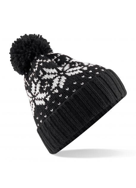 Beechfield B456 - Gorro  Snowstar en Fair Isle