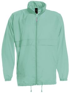 B&C BA601 - Chaqueta cortavientos Sirocco Pixel Turquoise