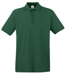 Fruit of the Loom SS255 - Polo Premium Verde botella