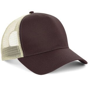 Beechfield BC640 - Gorra Snapback trucker Chocolate/ Caramel