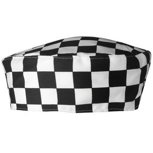 Premier PR653 - Chef's skull cap Black/ White Check