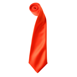 Premier PR750 - Colours satin tie Naranja