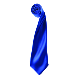 Premier PR750 - Colours satin tie Real Azul