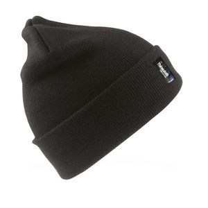 Result RC033 - Sombrero de esquí lanudo con aislamiento Thinsulate ™ Negro