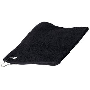 Towel city TC013 - Toalla de Golf Luxury range Negro