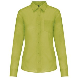 Kariban K549 - JESSICA - CAMISA DE MANGA LARGA PARA MUJER Burnt Lime