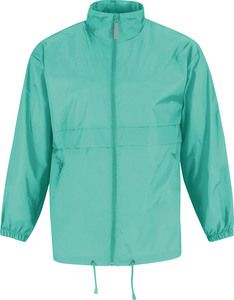 B&C CGSIR - Chaqueta Impermeable Hombre Pixel Turquoise