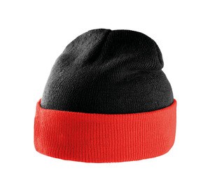 K-up KP514 - GORRO BICOLOR CON DOBLADILLO