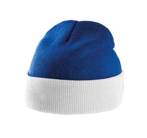 K-up KP514 - GORRO BICOLOR CON DOBLADILLO