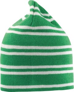Result R354X - Gorro reversible del equipo Kelly Green / White / Kelly Green