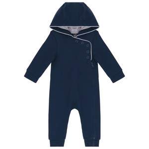 Kariban K830 - MONO CON CAPUCHA PARA BEBÉ Bodies Bebé Navy / Oxford Grey