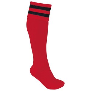 ProAct PA015 - CALCETINES DE DEPORTE A RAYAS Sporty Red / Black