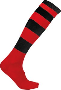 ProAct PA021 - CALCETINES DEPORTIVOS A RAYAS Sporty Red / Black