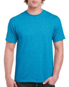 Gildan GI5000 - Camiseta de algodón Heavy Cotton Heather Sapphire