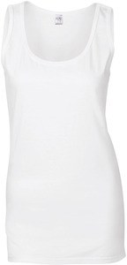 Gildan GI64200L - Camiseta de Tirantes Gildan Softstyle para Mujer Blanco