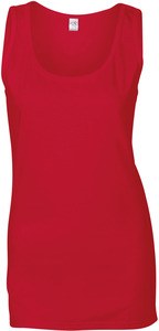 Gildan GI64200L - Camiseta de Tirantes Gildan Softstyle para Mujer Cherry Red