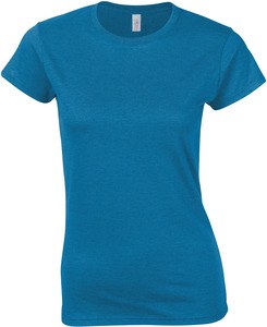 Gildan GI6400L - Camiseta de mujer 100 % algodón Antique Sapphire