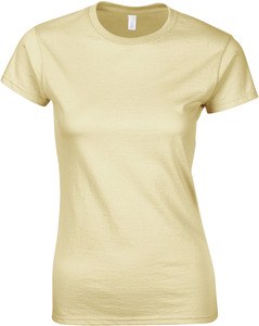 Gildan GI6400L - Camiseta de mujer 100 % algodón Arena