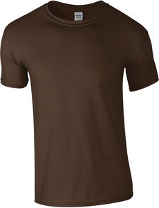 Gildan GI6400 - Camiseta de Algodón Gildan - Softstyle  Chocolate Negro